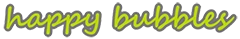 Logotipo Lavandaria Happiness Bubbles